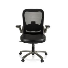 INSTRUCTOR T I Piel sintética/Malla - Silla giratoria XXL Negro