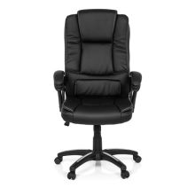 RELAX CL120 - Silla Home Office Negro Buerostuhl24 Piel sintética