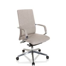 BESSONA - Silla de oficina profesional beige moteado