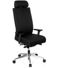 PRO-TEC XXL Tejido - Silla de oficina profesional Negro