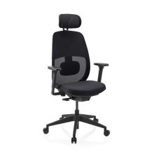 Skandis Pro | con reposacabezas | Estructura: Negro - Silla de oficina profesional Negro / Negro