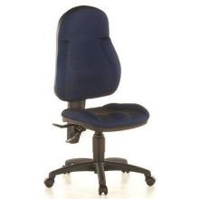 WELLPOINT 10 - Silla Home Office Azul Tejido