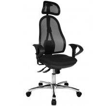 OPEN POINT SY SOMO - Sillón de oficina profesional Antracita Tejido