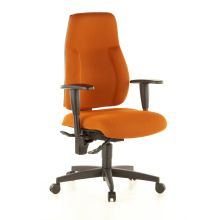 LADY SITNESS C AL.K2 - Silla de oficina profesional Naranja Tejido