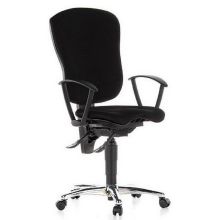 X-ERCISE - Silla de oficina profesional Negro Tejido