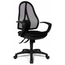Open Point SY AL.Q3 - Silla de oficina profesional Negro Tejido