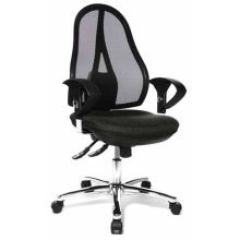 Open Point SY AL.U2 - Silla de oficina profesional Antracita Tejido