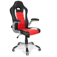 GAME SPORT - Silla gaming Blanco / negro / rojo