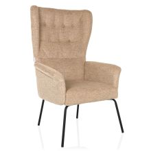 HAVENIO - Sillón tapizada Beige