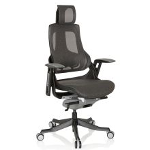 SPEKTRE BLACK | Malla - Silla de oficina profesional Gris / negro