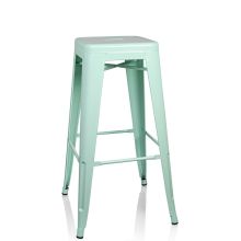 VANTAGGIO HIGH - Taburete de bar Verde pastel mate