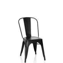 VANTAGGIO BRUSH - Silla de comedor Negro mate