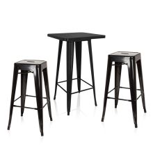 Vantaggio Set - Silla de bar Negro