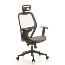 AIR-PORT | respaldo malla | asiento malla - Silla de oficina profesional Gris plateado