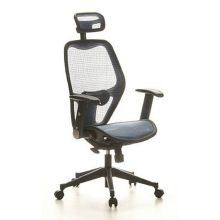 AIR-PORT | respaldo malla | asiento malla - Silla de oficina profesional azul