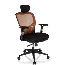 VENUS BASE - Silla alta gama Naranja / negro