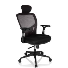 VENUS BASE - Silla alta gama Gris plateado / negro