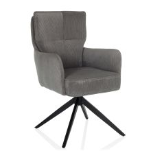 TARUGO - Silla tapizada Gris