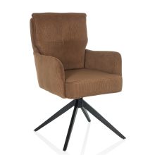 TARUGO - Silla tapizada Marrón