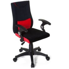 KIDDY PRO AL - Silla giratoria para niños Negro / rojo
