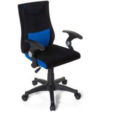 KIDDY PRO AL - Silla giratoria para niños Negro / azul