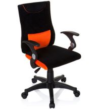 KIDDY PRO AL - Silla giratoria para niños Negro / naranja