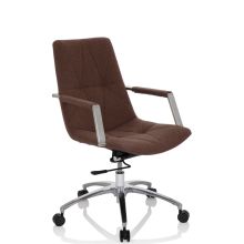SARANTO II - Silla Home Office marrón medio