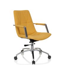 SARANTO II - Silla Home Office mostaza