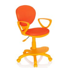 KID COLOUR - Silla giratoria para niños naranja