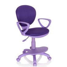 KID COLOUR - Silla giratoria para niños Lila