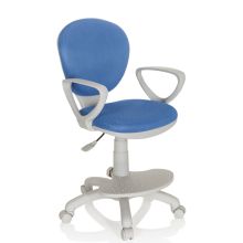 KID COLOUR G1 - Silla giratoria para niños Azul / gris