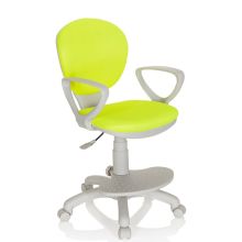 KID COLOUR G1 - Silla giratoria para niños Verde / gris