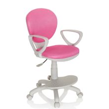 KID COLOUR G1 - Silla giratoria para niños Rosa / gris