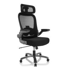 INSTRUCTOR T I PRO Tejido / malla - Silla giratoria XXL Negro