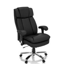 BUILDER XXL I | Cuero sintético - Silla giratoria XXL Negro