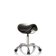 ORTHO SIT - Taburete de silla de montar Negro