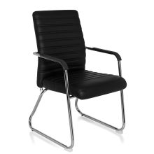 STEEL V - Silla de confidente Negro