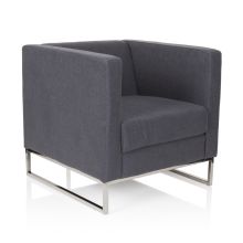 BARBADOS | 1 plaza - Sillón tapizada Gris marengo