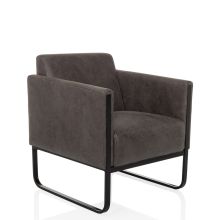 Aruba Retro | 1 plaza - Sillón de diseño Gris