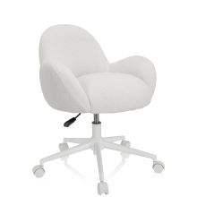 KID TEDDY I - Silla giratoria para niños Blanco