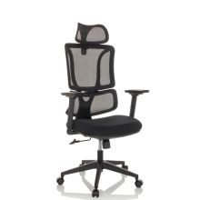 ERGOMY | Tejido / Malla | Estructura: Negro - Silla Home Office Negro