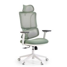 ERGOMY W | Tejido / Malla | Estructura: Blanco - Silla de oficina profesional Verde