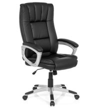 RELAX CL150 - Silla Home Office Negro Buerostuhl24 Piel sintética
