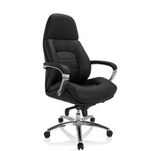 BRENTON XXL - Silla giratoria XXL Negro