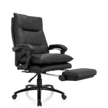 RELAX CL 200 Piel sintética - Sillón de oficina Home Office Negro
