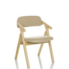 SCANDIO - Silla plegable Beige