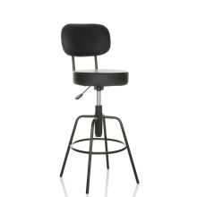 DISC HIGH - Taburete de bar Negro