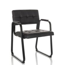 ZANTA B PU - Silla de confidente Negro