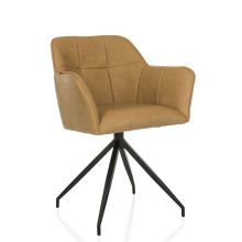 ELVERUM SPU - Silla de comedor Coñac