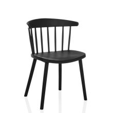 ARTIFO RIB - Silla de comedor Negro